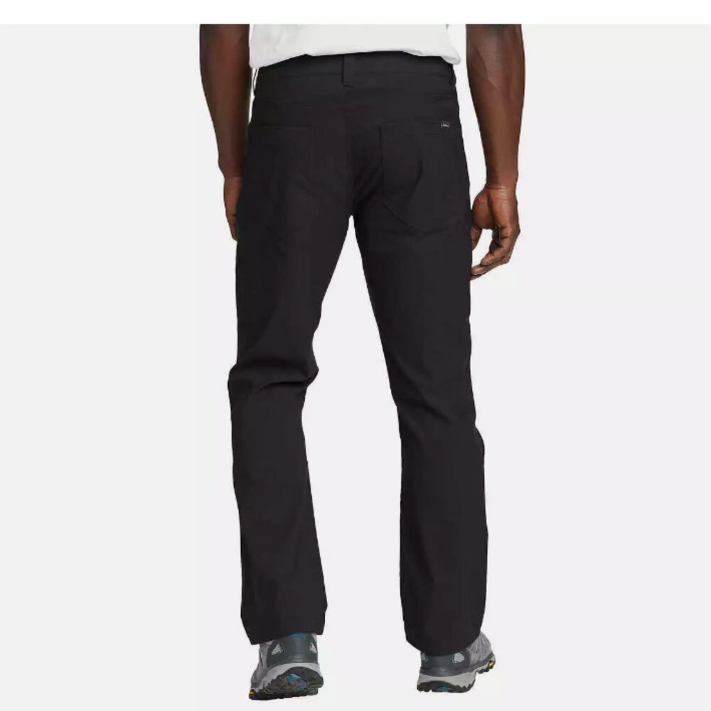 Eddie Bauer Men’s Tech Pant UPF 50+ Water Resistant Black - Picture 2 of 4